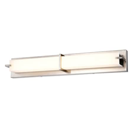 Sunpark Integrated LED Vanity Light Fixture, Tunable Color Temperature, Satin Nickel Finish FL5324D-E-MCT-62